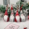 Plush Doll Christmas Gnome Pendant Hanging Pendant Tomte Ornaments New Year