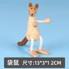 Деревянная кукла-животное Маленькое животное Игрушка из массива дерева Украшение Симуляция Лес Ферма Маленькое животное Обучающая познавательная игрушка