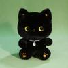 Мягкие игрушки Черный кот Плюшевая игрушка Кавайный кот Настольная кукла Креативная сиамская кошка Кукла Детские подарки