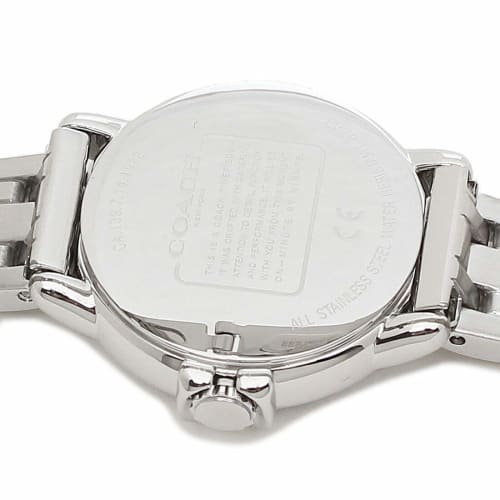Coach Women's Arden Watch, 28mm Quartz, White/Silver, COACH 14503601, A4 Compatible