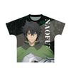 TV Anime "The Rising of the Shield Hero Season 3" Naofumi Iwatani Full Graphic T-Shirt Unisex XXS Size