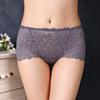 Large Size Panties Sexy Lace Women's Hollow Out Underpants High Waist Cotton Crotch Briefs Boyshorts for 100kg