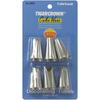 Tiger Crown Silver Tips, 26 x 40mm, New Wide, 6-Piece Stainless Steel Shaving Tip, 393, Pack of 6