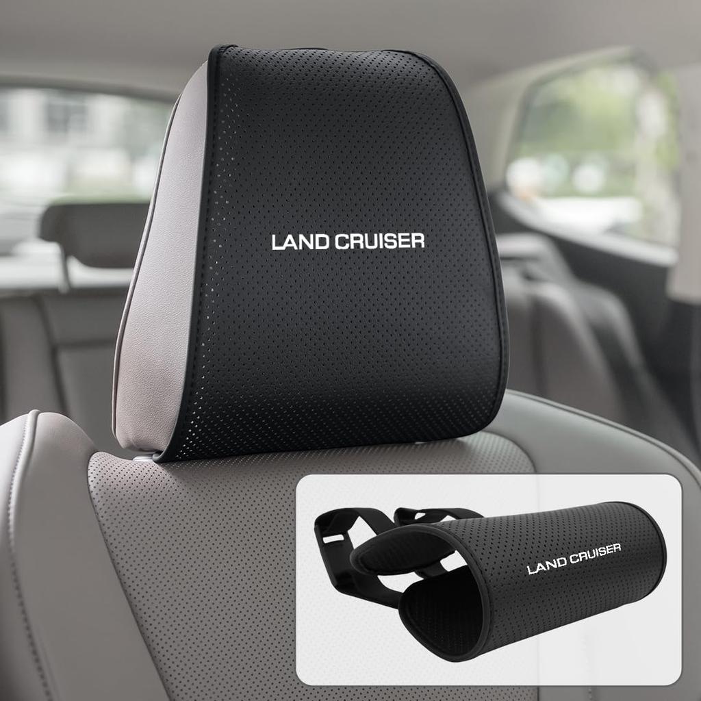 Комплект из 2 чехлов на подголовники Land Cruiser 250 с вентиляционными отверстиями для комфорта шеи, совместимый с дизайном Land Cruiser 70 80 150 и 300