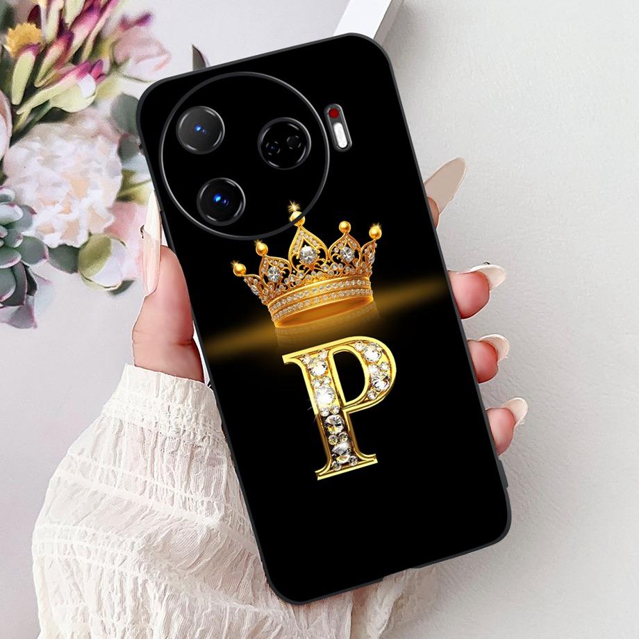 Чехол для телефона Tecno Camon 30 4G 5G 30S Pro 30pro 30 Premier Чехол Мягкий Силикон Funda Матовый ТПУ Capa Узор с инициалами