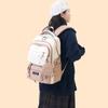 Student Large Capacity Backpack Children's Schoolbag Women's Block Color Backpack