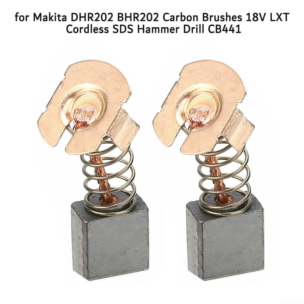 Для Makita DHR202 BHR202 Угольные щетки 18 В LXT Аккумуляторная ударная дрель SDS CB441