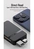 Совместимый с Apple 8-в-1 USB 3.0 Двухголовочный Type-C Картридер и Док-станция