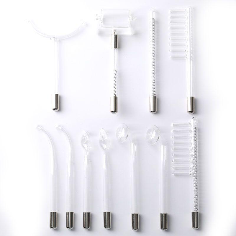 Набор из 4/7 шт., высокочастотный электрод для лица, насадка для стеклянных трубок