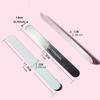 Washable Nail File Gray Straight Replaceable Double Sided Professional Sandpaper Sanding Polishing Tools