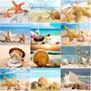 Новый 5D DIY Алмазная картина с видом на море Морская звезда Алмазная вышивка животных вышивка крестиком полная круглая дрель домашний декор художественный подарок
