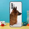 Чехол для собаки Немецкая овчарка для Samsung Galaxy A15 A16 A05 A26 A36 A56 A52 A53 A33 A13 A34 A54 A14 A35 A55 A22 A32