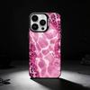 Модный розовый чехол для телефона с леопардовым принтом для iPhone 17,16,15,14,13,12,11 Plus,Pro Max,XS,Цветной серебряный чехол для телефона