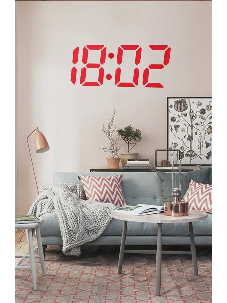 Светодиодные проекционные часы и ночник: Большой дисплей с электронным проекционным фонарем