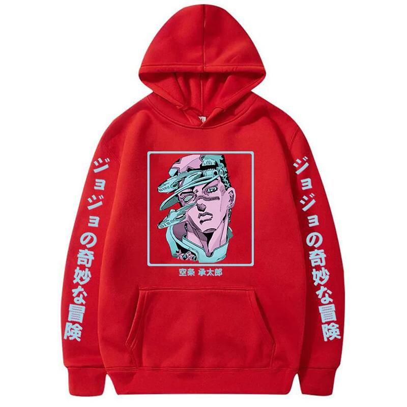 Новое аниме JoJo Bizarre Adventure Jotaro Kujo Толстовка с принтом для мужчин/женщин Harajuku Oversized Vintage Unisex Streetwear Oversized Одежда Топы