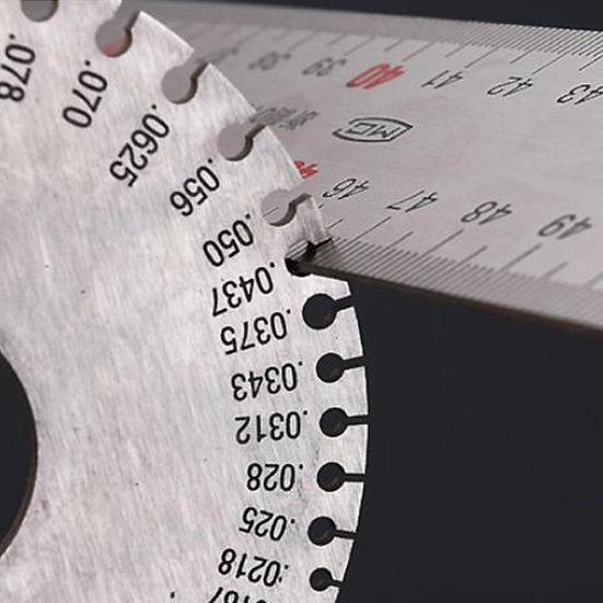 0-36 Металлическая круглая проволочная линейка AWG SWG, измерительный инструмент для толщины и диаметра