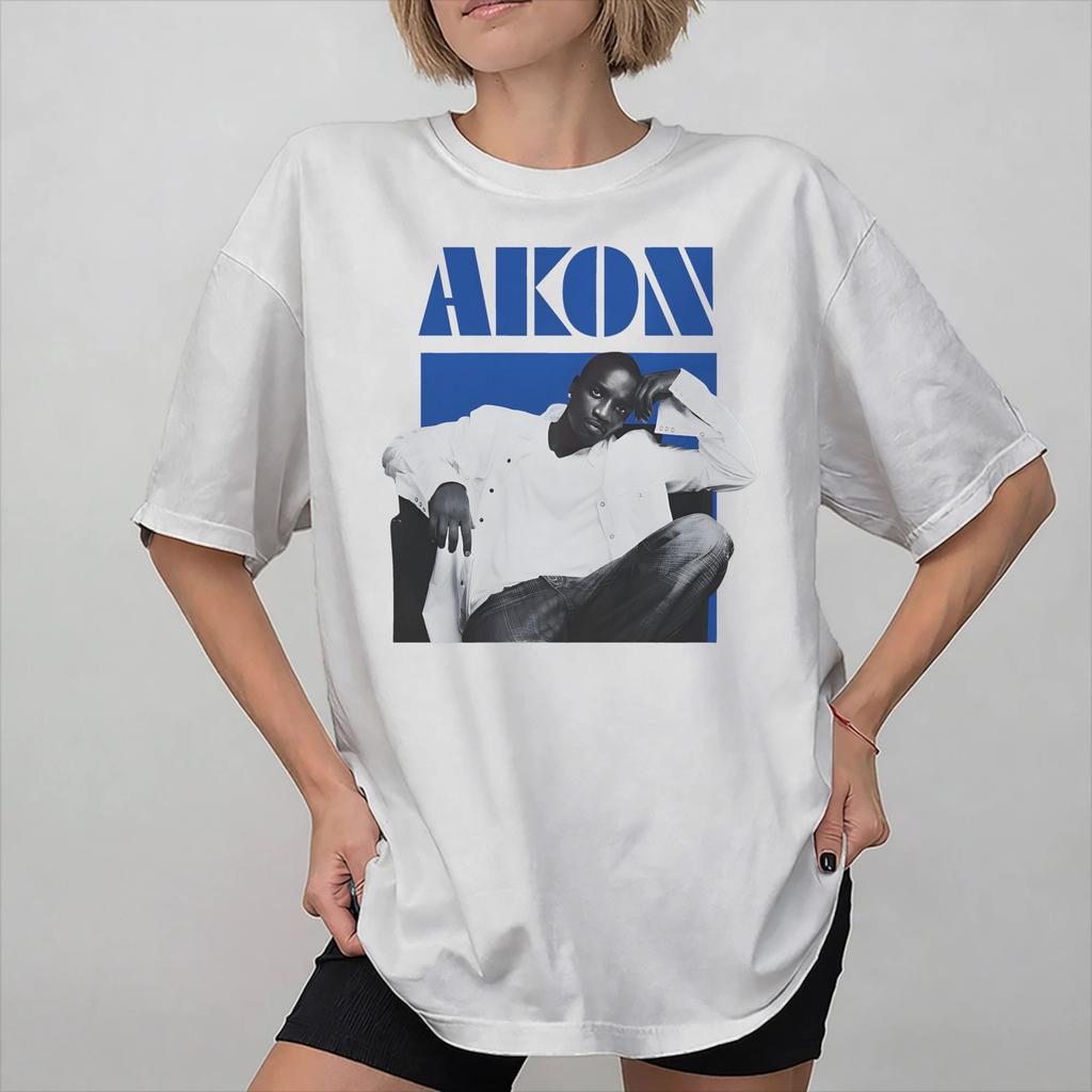 Akon and Neyo Tour Merch Unisex T Shirt Cotton Tee Fashion Tshirt Clothes