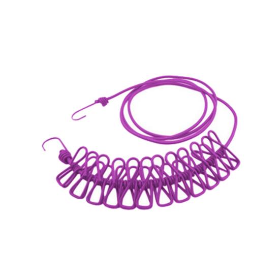 180 см эластичная уличная веревка для белья, брюки, вешалка для сушки белья с 12 зажимами