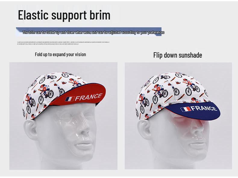 Quick-Dry Breathable Cycling Cap with Sun Protection - Helmet Liner