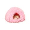 Fluffy Warm Hamster Plush Nest Comfortable Soft Rabbit Sleeping Nest Non-slip Windproof Hamster Cage Cage Decoration
