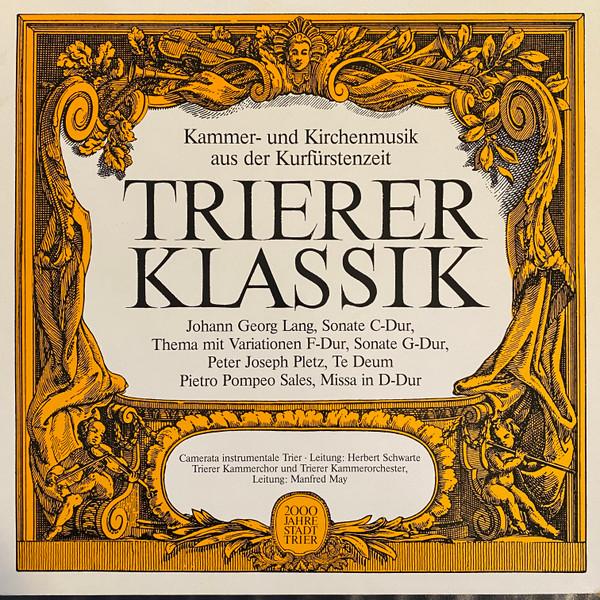 LP Record VARIOUS Trierer Klassik Kammer und Kirche 6623422 Discotone Germany Classical Used