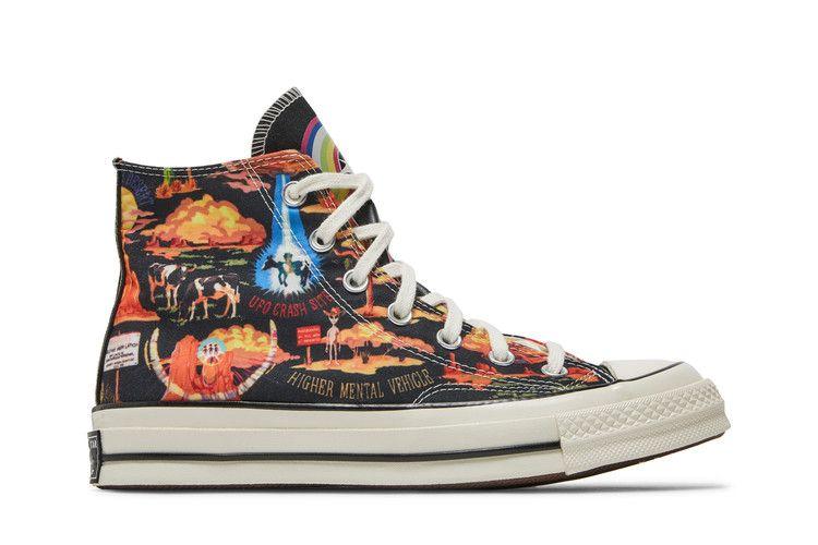 Мужские кроссовки Converse Chuck Taylor All Star 70 Hi Twisted Resort Черный/Мульти-Эгрет
