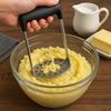 Прочная Картофелемялка Нержавеющая Сталь Многоцелевая Устойчивая к Ржавчине Инструмент для Разминания Фруктов и Овощей Безопасен для Посудомоечной Машины Легко Чистить
