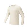 Plain Round Neck Breathable Versatile Long Sleeve T-Shirt Men Tops 952537405-1