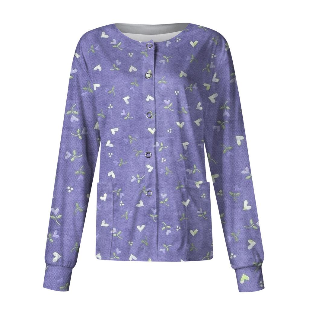 Женский однобортный защитный комбинезон с длинным рукавом и карманом, рабочий воротник-стойка, кардиган, куртка, топ