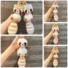 Fluffy Raccoon Plush Keychain Bag Decoration, Doll, 15*6.5cm