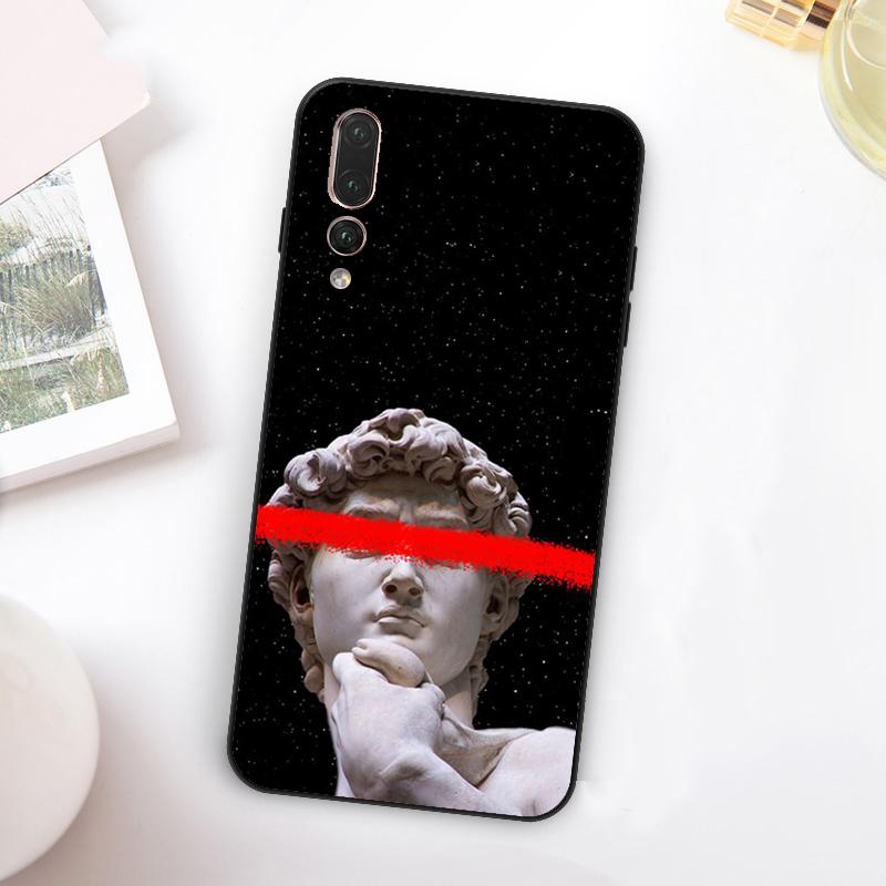 Греческая эстетика Гипсовая статуя искусство Для Huawei Nova 5T 9 10 SE 7i 8i 11i 12i Y73 Y90 Y70 Y72 Y61 Y91 Y60 P20 P40 P30 Lite Чехол