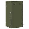 Rabbit Feeder Olive Green 12.5 x 12.5 x 25 cm