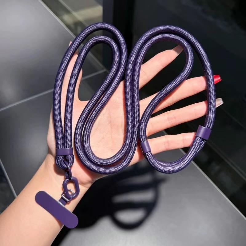 Универсальный регулируемый шнурок для телефона, ожерелье-кроссбоди, ремешок для чехла телефона, длинный подвесной шнур с клипсой, противоутерянный, прочный и надежный