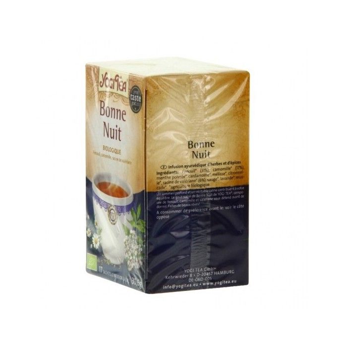 Yogi Tea Infusion Bonne nuit boite de 17 sachets