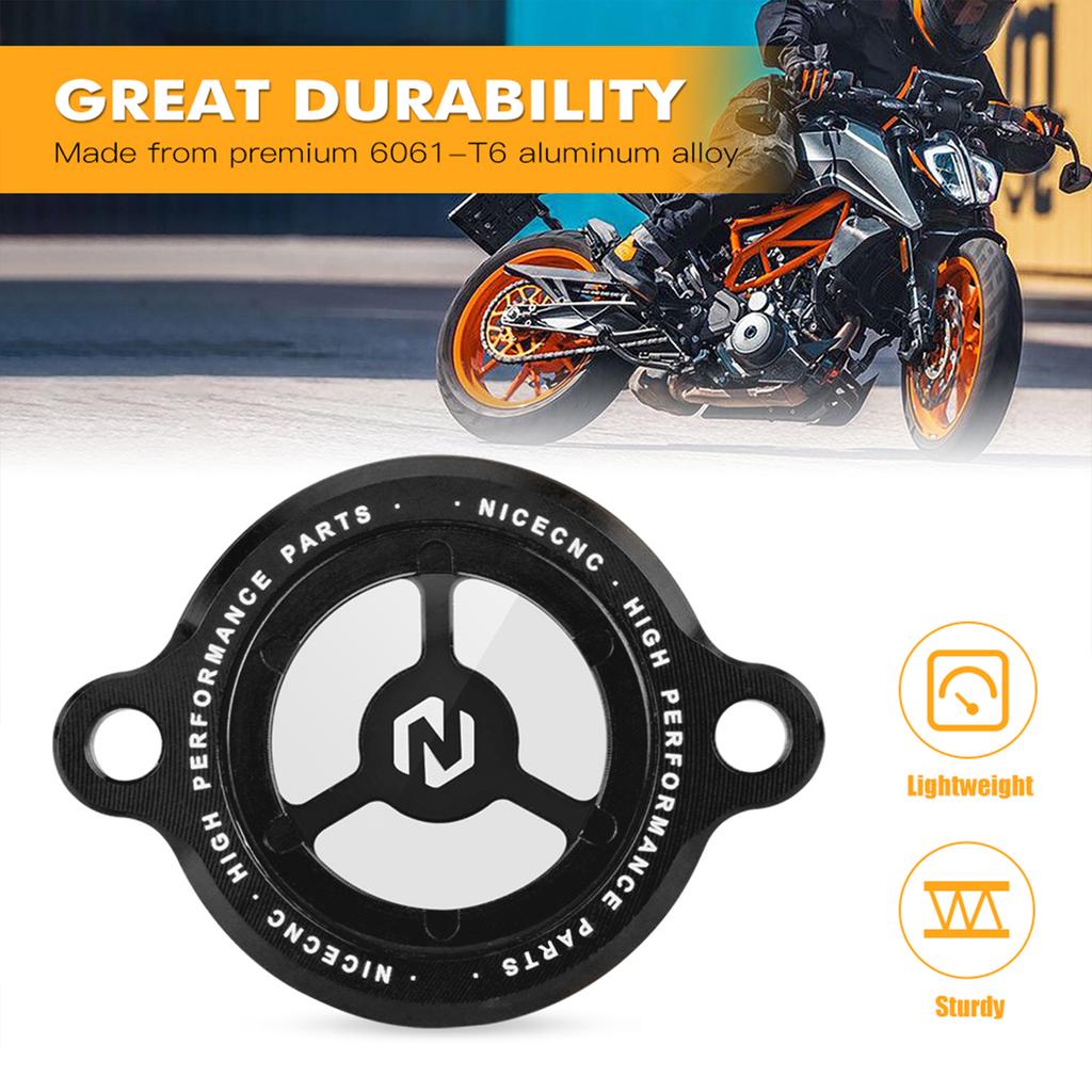 Для KTM 390 Adventure 2020-2023 Крышка масляного фильтра Duke 125 200 250 390 2016-2023 RC 125 200 390 2017-2023 250 Adventure 21-23