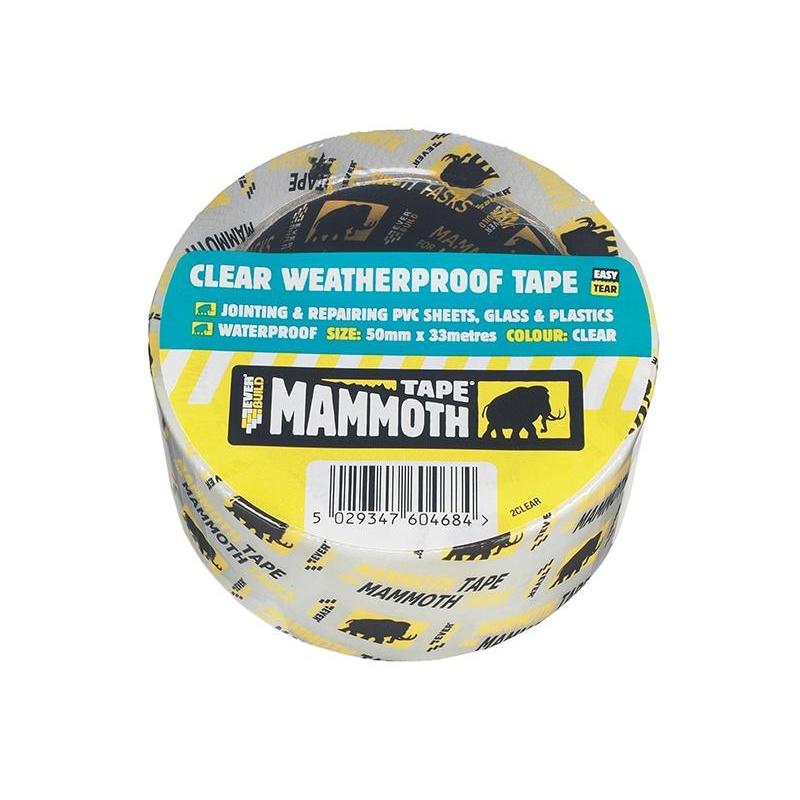 Everbuild Sika Weatherproof Tape 50mm X 10m Clear