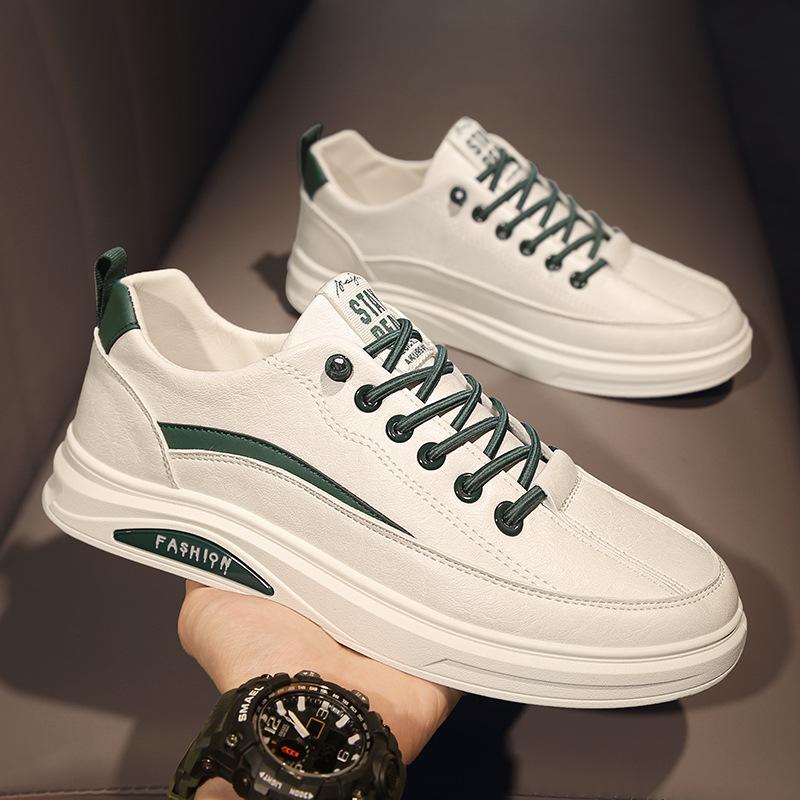 Мужские кроссовки, модные белые легкие повседневные туфли, удобные мужские туфли без застежек из вулканизированной кожи, дизайнерские туфли для тенниса