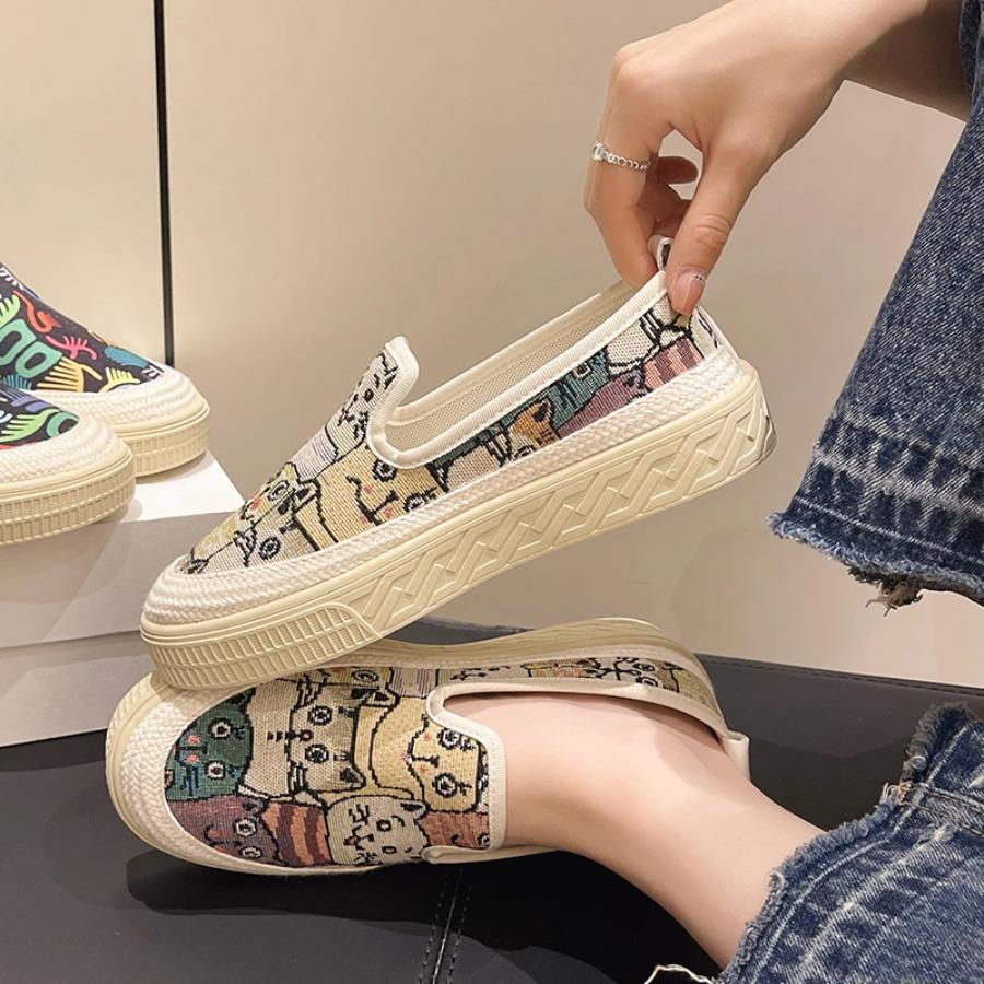 2025 Лето Новые Модные Универсальные Легкие Мягкая Подошва Противоскользящие Туфли Женские zapatos de mujer кроссовки