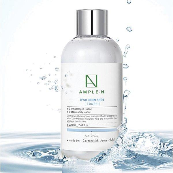 AMPLE:N Hyaluron Shot Toner 220ml +RANDOM GIFT