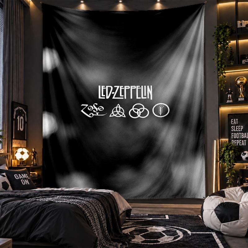 Настенный гобелен с принтом Led Zeppelin, тканевое панно для гостиной, спальни, домашнего декора