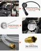 Coolant Pressure Tester Kit, 47Pcs Radiator Vacuum Refill Kit with 3 Metal Adapters, Universal Fit, Automotive Cooling System Pressure Tester Tool,
