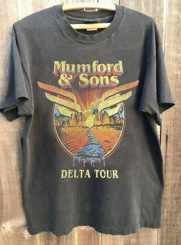 Mumford & Sons Band Tour Rare Design Charcoal Unisex T shirt S-5XL WA5827