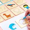 20pcs Kids Drawing Toys Wooden DIY Painting Template Stencils Learning Educational Toys for Children Gift4.7More Than 7000 Purchases