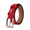 Mens Fashion Leather Belt With Sleek Polished Finish And Metal Pin Clasp For Work And Weekend