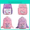 Unicorn Cartoon Printed Backpack Nylon Construction Suitable For Children Daily