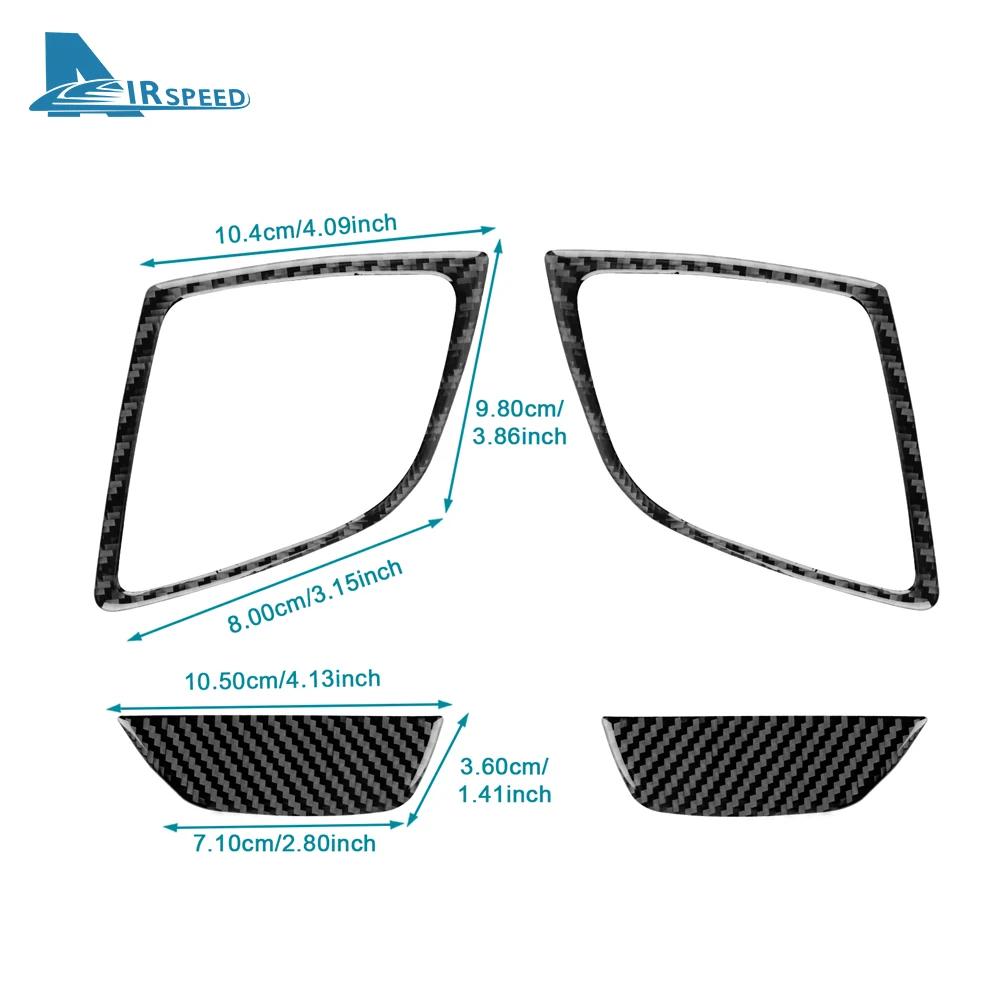 Carbon Fiber Interior Sticker for Mazda 3 Axela 2014-2018 Side Vent Grille Center Console LHD RHD