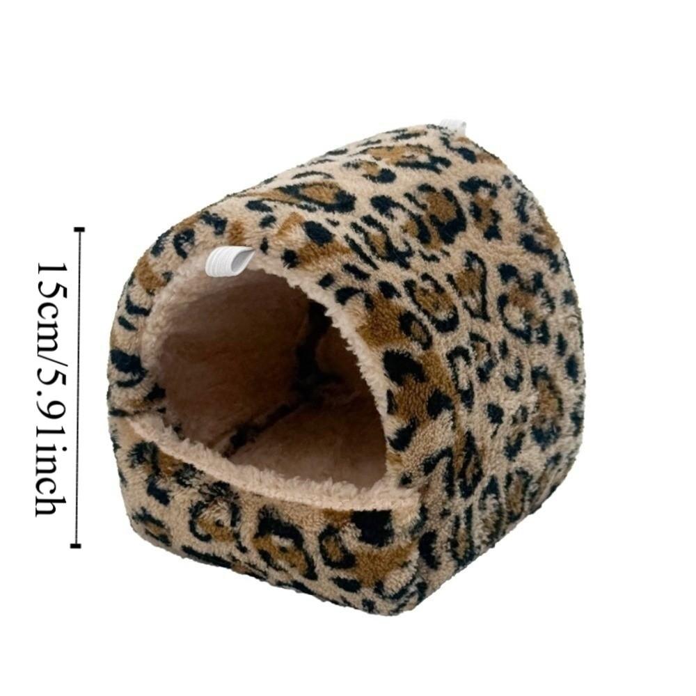 Удобный подвесной гамак для хомяка Мультяшный узор Подвесная клетка для хомяка для морской свинки/хорька