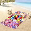 1pc The Amazing Digital Circus Beach Towel Ideal Birthday Gift For Family, A Vibrant Beach Towel Suitable for Outdoor Activities