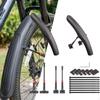 Mountain Bike Front Rear Fenders Bicycle Mud Guards Practical Mudguards Mudflaps for Fittings