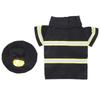 Pet Dog Firefighter Clothes Jacket Dog Puppy Halloween Costumes with Hat Pet AccessoriesXL